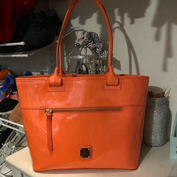Dooney and Bourke Patent Zip Tote - Picture 2 of 7